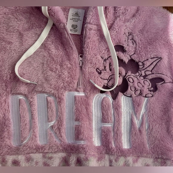 Minnie Mouse Fleece Hoodie NWT - Picture 2 of 10